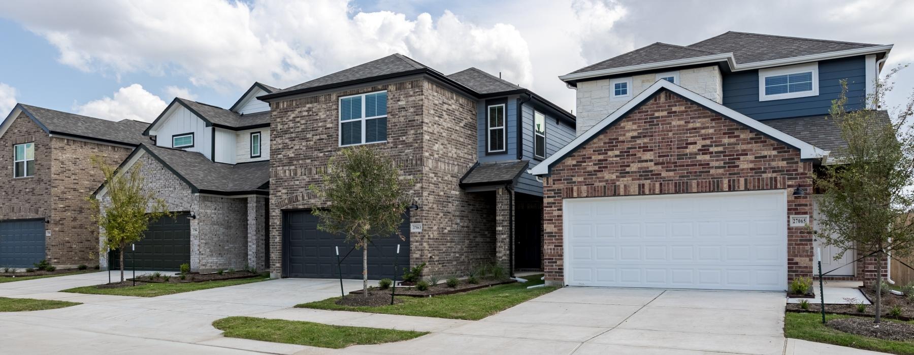 a house with a garage