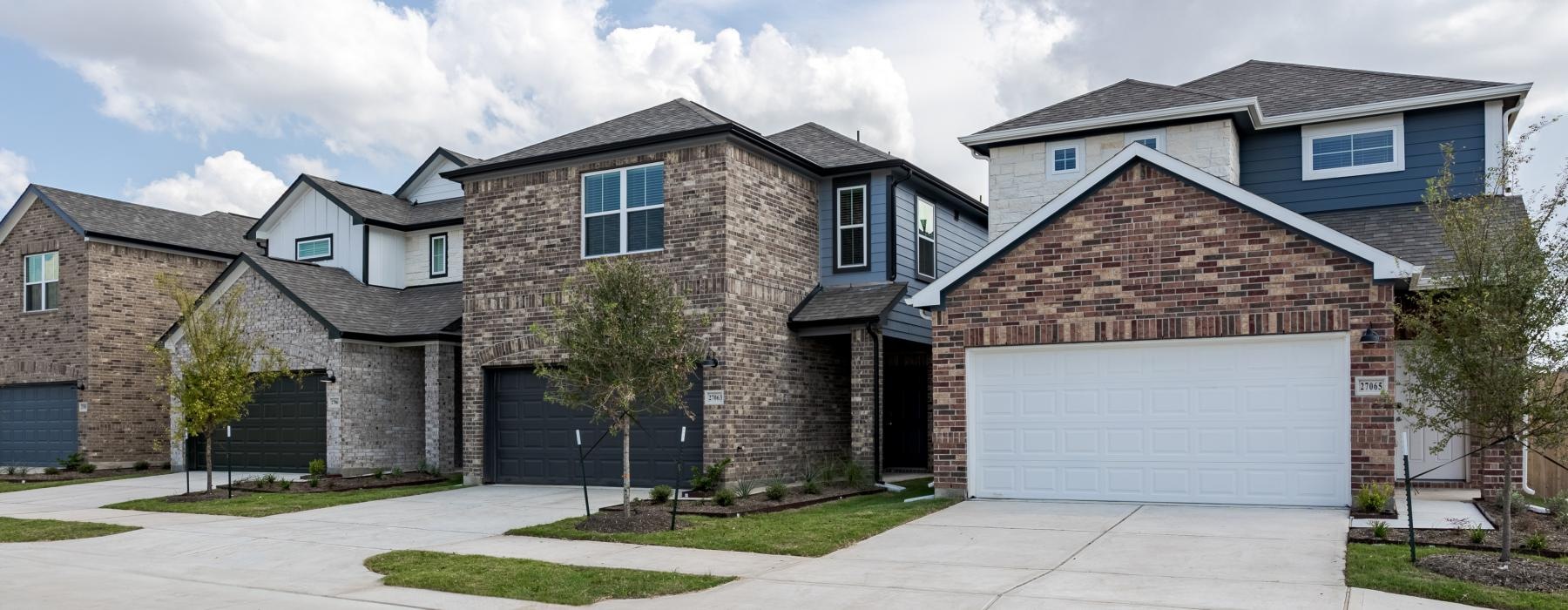 a house with a garage